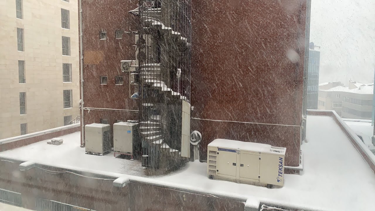 Kar Yağışı ❄️ ❄️ İstanbul Yoğun Kar Yağışı