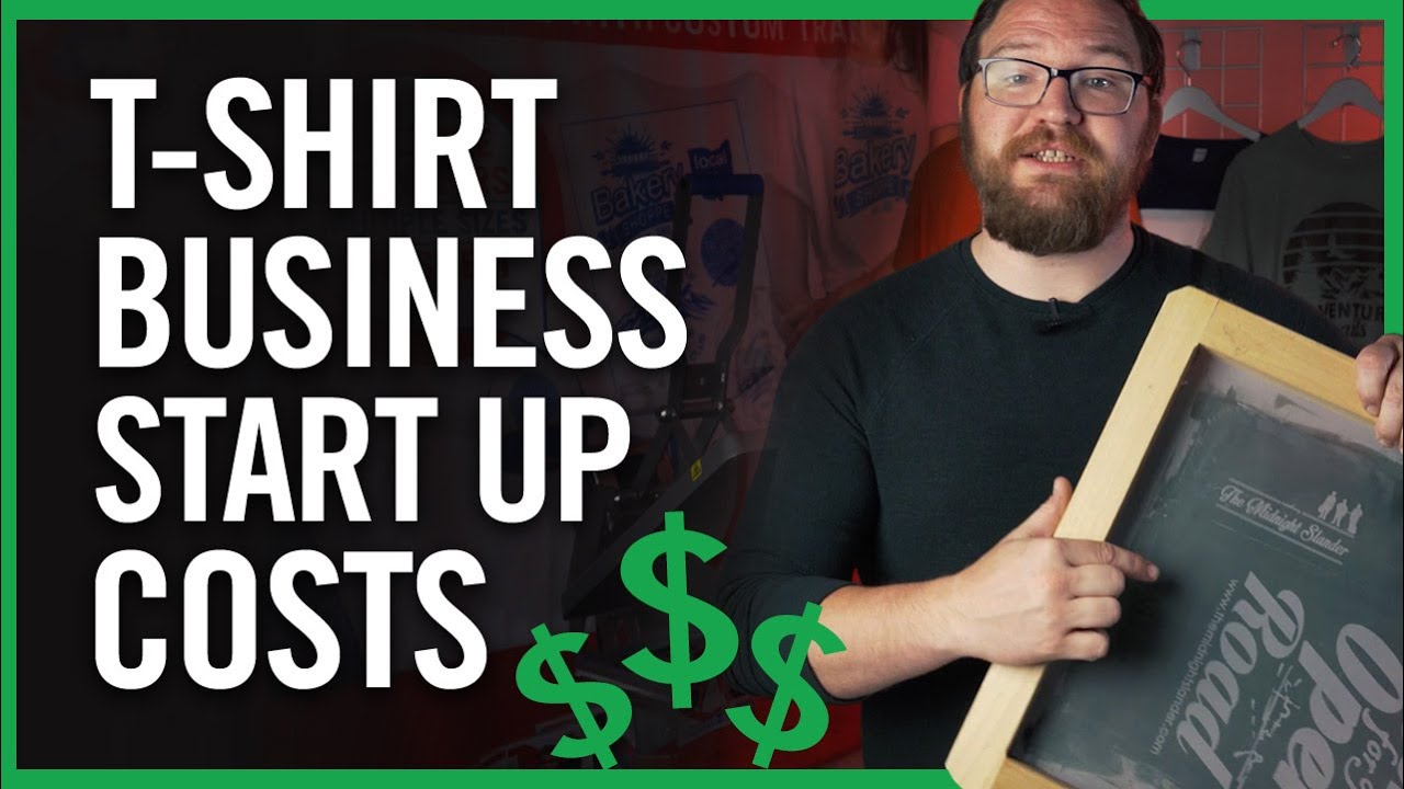 How Much Does It Cost To Start A T-Shirt Business? DTG / Vinyl / Screen Printing or Heat Transfers