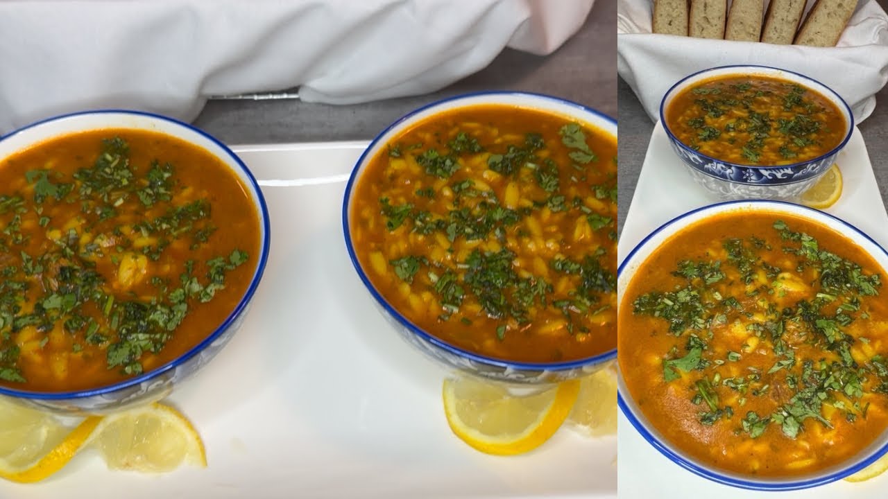 RECETTE 🇩🇿 DE CHORBA 🇩🇿AUX LANGUES 👅 D’OISEAUX🐦👍😋👌