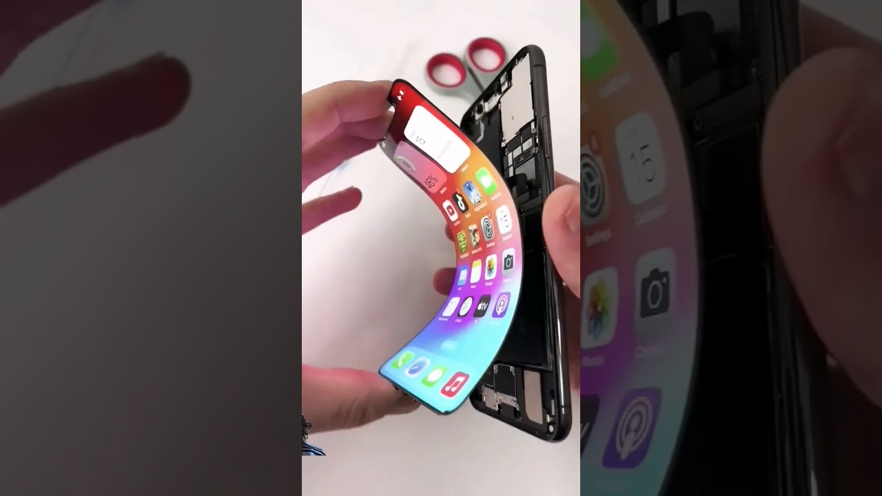Injecting water super retina oled display #iphone #vivo #shorts #samsung #tech