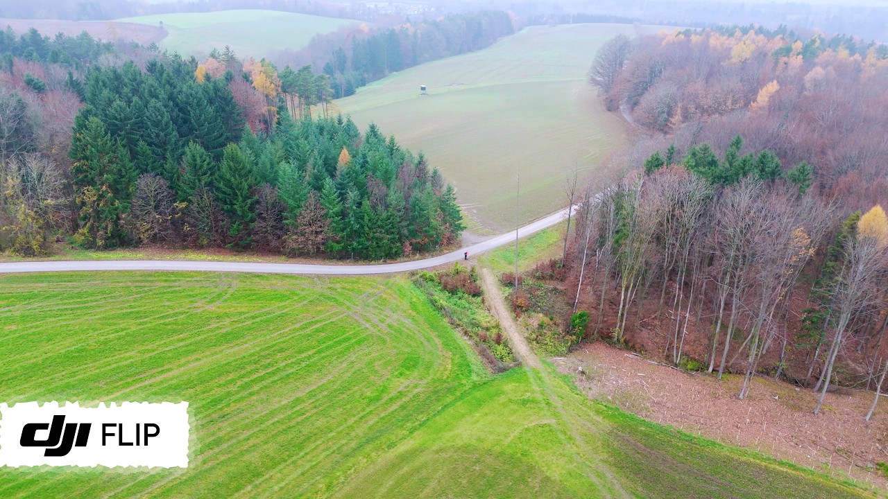 Austria: In the Foggy Hills of St. Pölten (4K, Drone/DJI Flip)