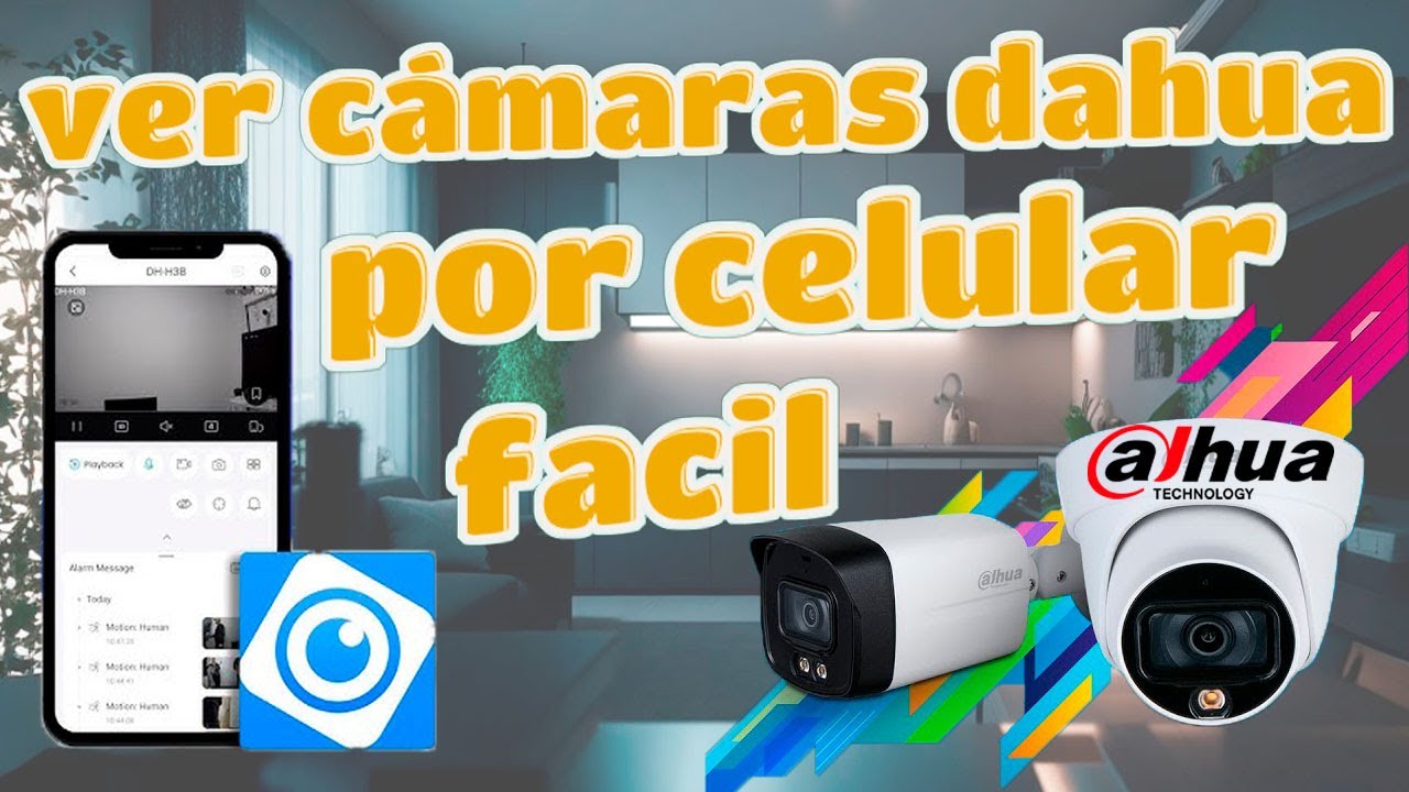 como configurar DVR XVR DAHUA para ver c&aacute;maras por celular