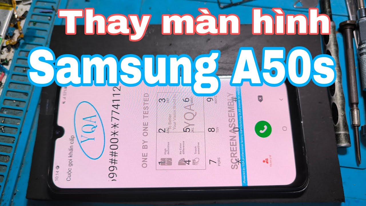 Thay màn hình Samsung A50s