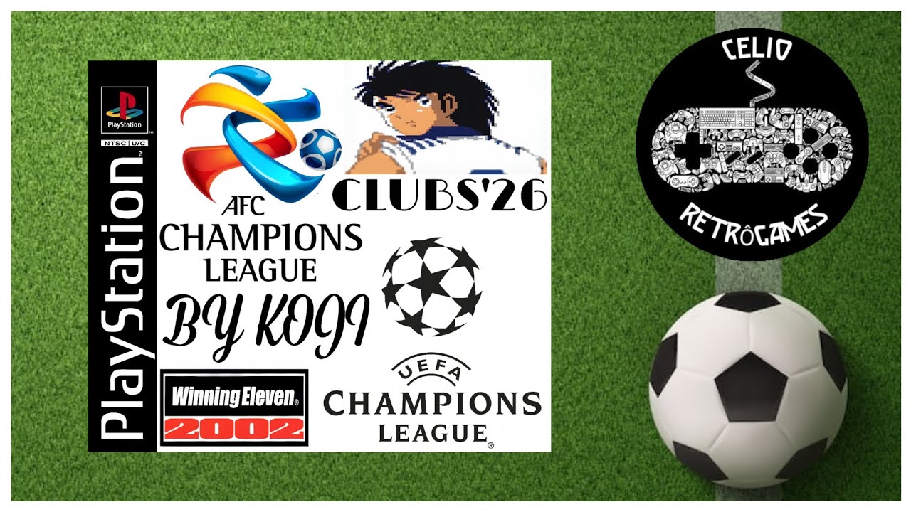 SAIU WE2002 KOJIWE CLUBS 2026 PATCH 100% ATUALIZADO PARA PS1.