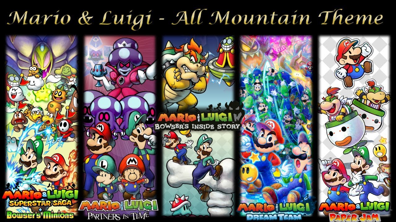 Mario & Luigi OST - All Mountain Theme DX