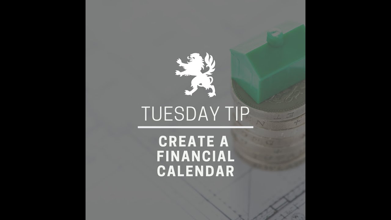 Create a Financial Calendar