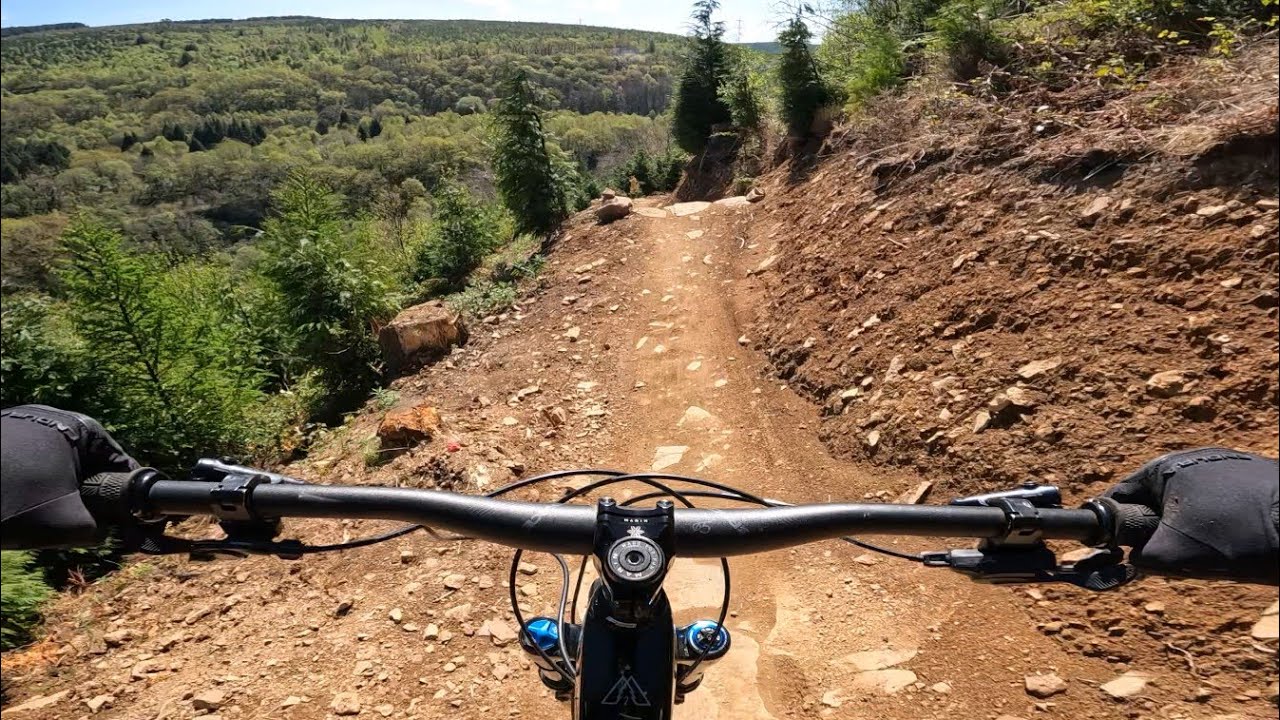 First Run on the Revamped Zig Zag trail in Afan Forest. Excuse the heavy breathing 😂