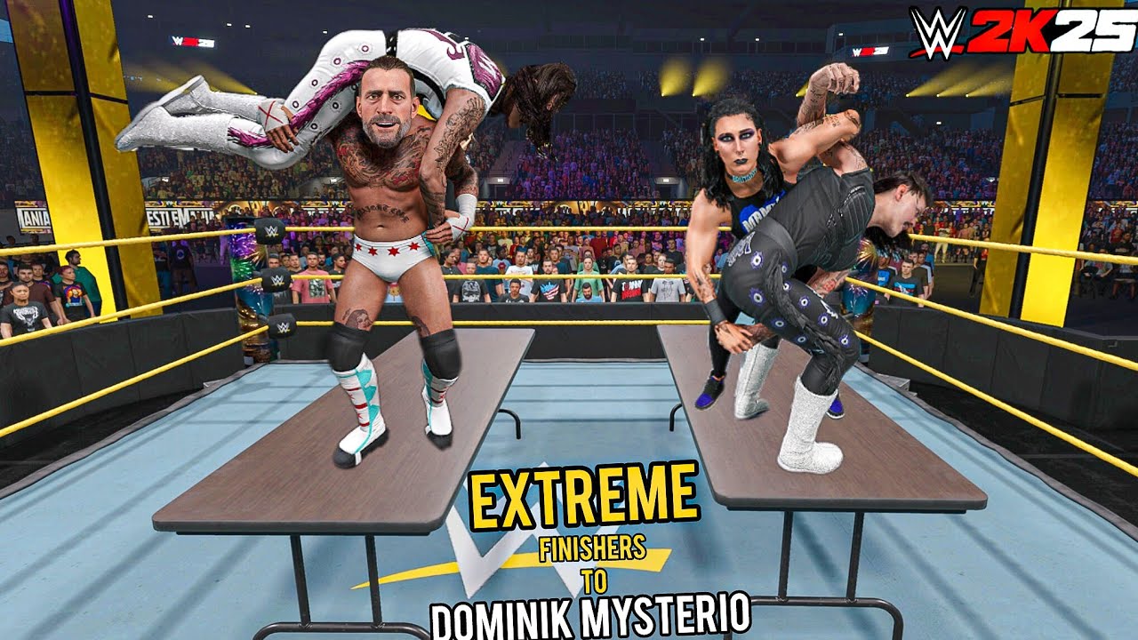 WWE 2K25: Extreme Finishers To Dirty Dominik Mysterio !!!