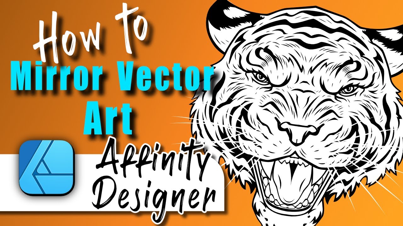 How to Mirror Vector Art in Affinity Designer