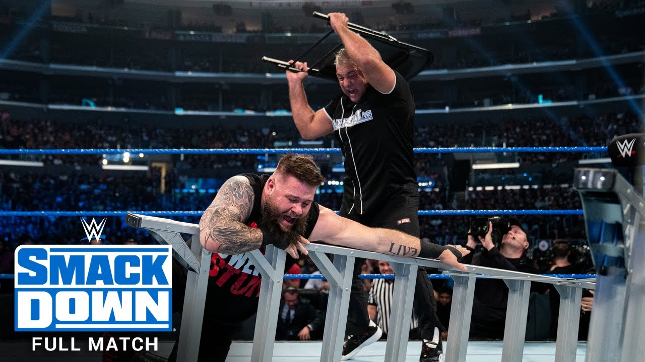 ПОЛНЫЙ МАТЧ — Кевин Оуэнс против Шейна Макмэна — Лестничный матч: SmackDown, 4 октября 2019 г.
