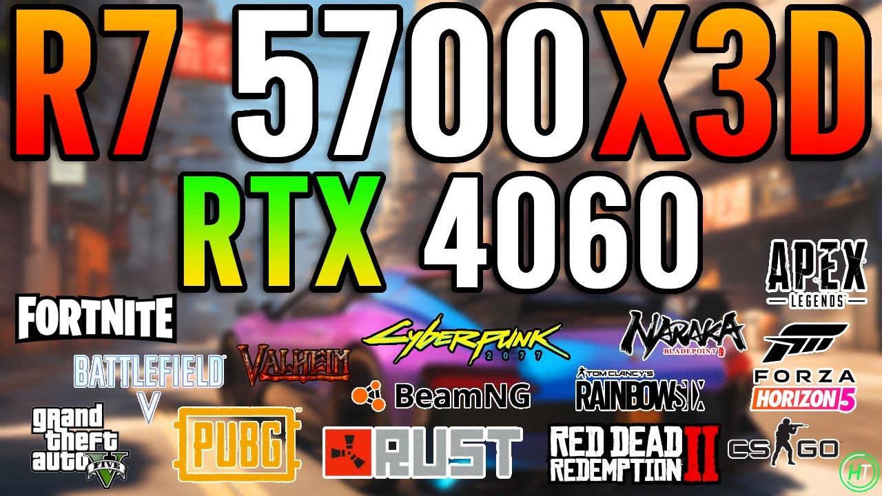 Ryzen 7 5700X3D + RTX 4060 - Tested in 14 Games