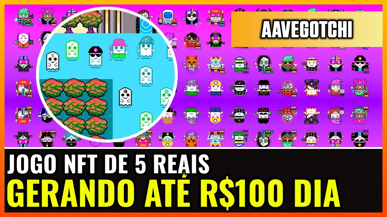 JOGO NFT PAGANDO ATÉ 100 REAIS DIA! PASSO A PASSO ATÉ O SAQUE - AAVEGOTCHI