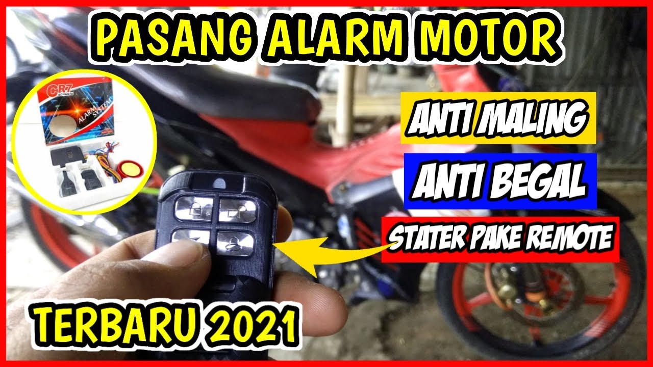Cara Pasang Alarm Motor CR7 Bohante || Jupiter mx,jupiter z, vega