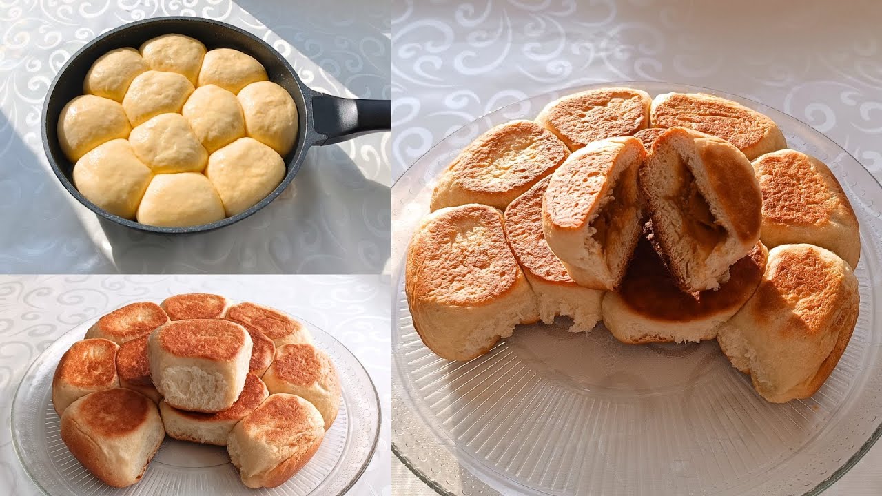 БУЛОЧКИ С НАЧИНКОЙ КАК ПУХ!ТАБАДА Пісетін Булочки.How To Make The Perfect Bread Without An Oven