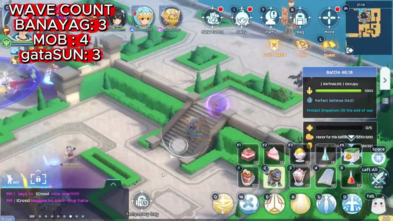 RATHALOS GUILD VS BANAYAG, MOB, SUN, AETHER. TUTORIAL PAANO MAGING SAPATOS CREDITS TO BANAYAG GUILD