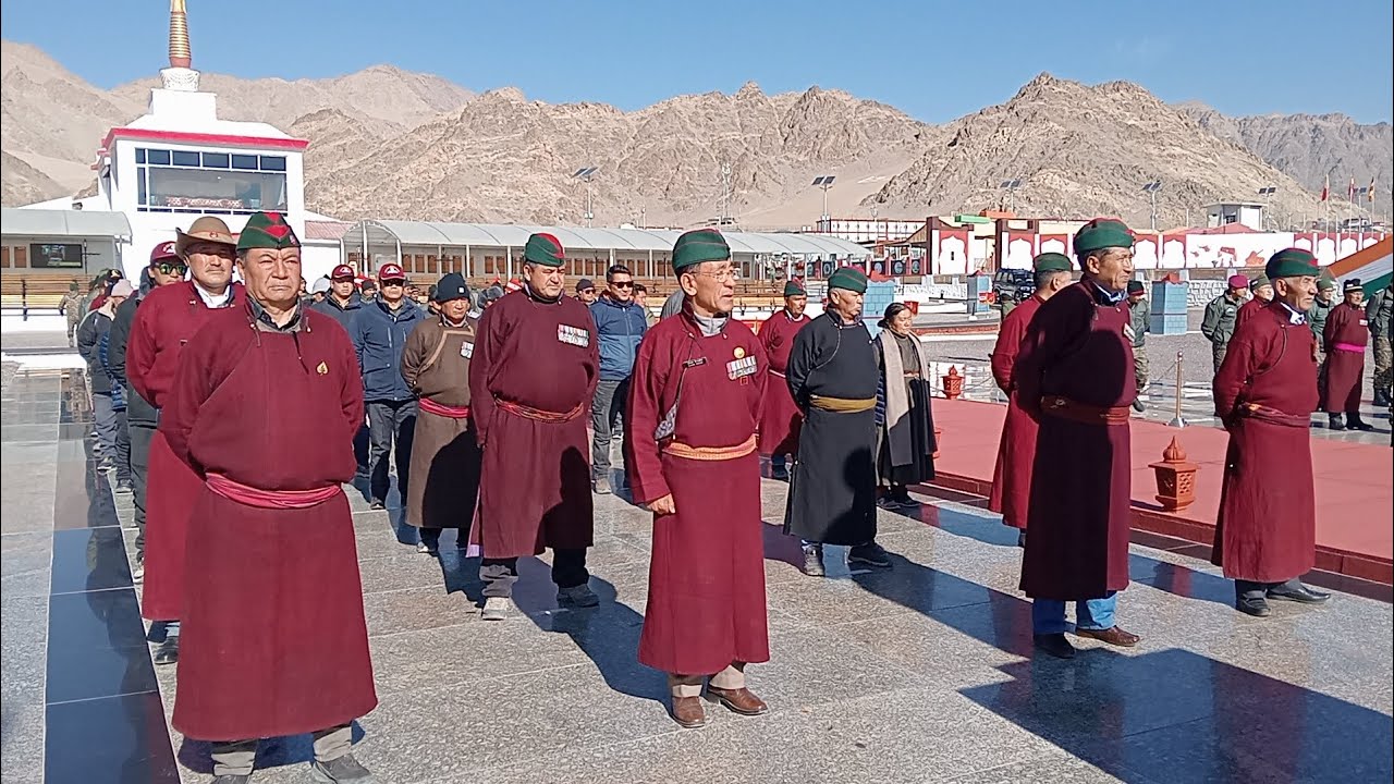 Veterans honoured as Leh celebrates 10th Tri-Services armed forces day