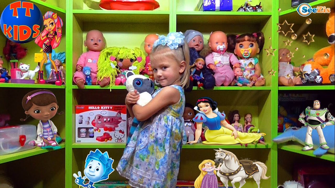 ✔Baby Born Nenuco Alive Barbie / Ярослава и новый шкаф для игрушек / Video for kids/ Toys for kids