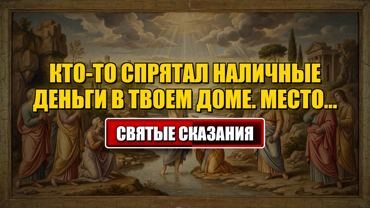 Сегодняшнее послание Бога Кто-то спрятал наличные деньги в твоем доме