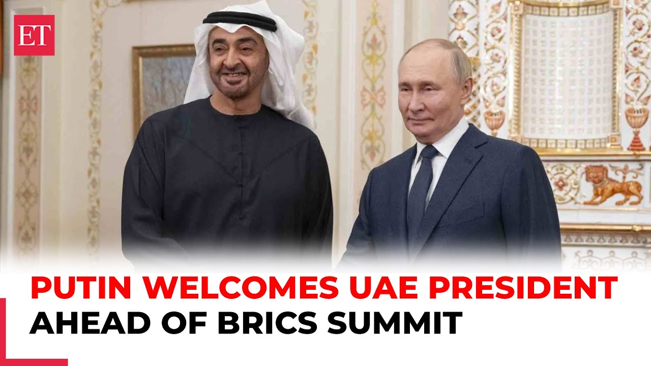 UAE President Mohamed bin Zayed meets Russian Prez Putin ahead of BRICS summit in Kazan
