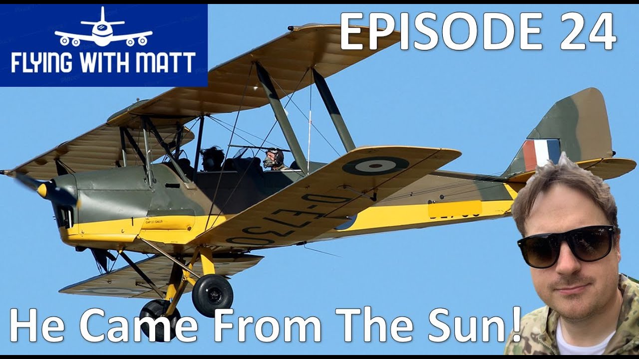 Flying With Matt - AIRPROX - Tiger Moth - NPPL - Eurofox Microlight - Learning To Fly