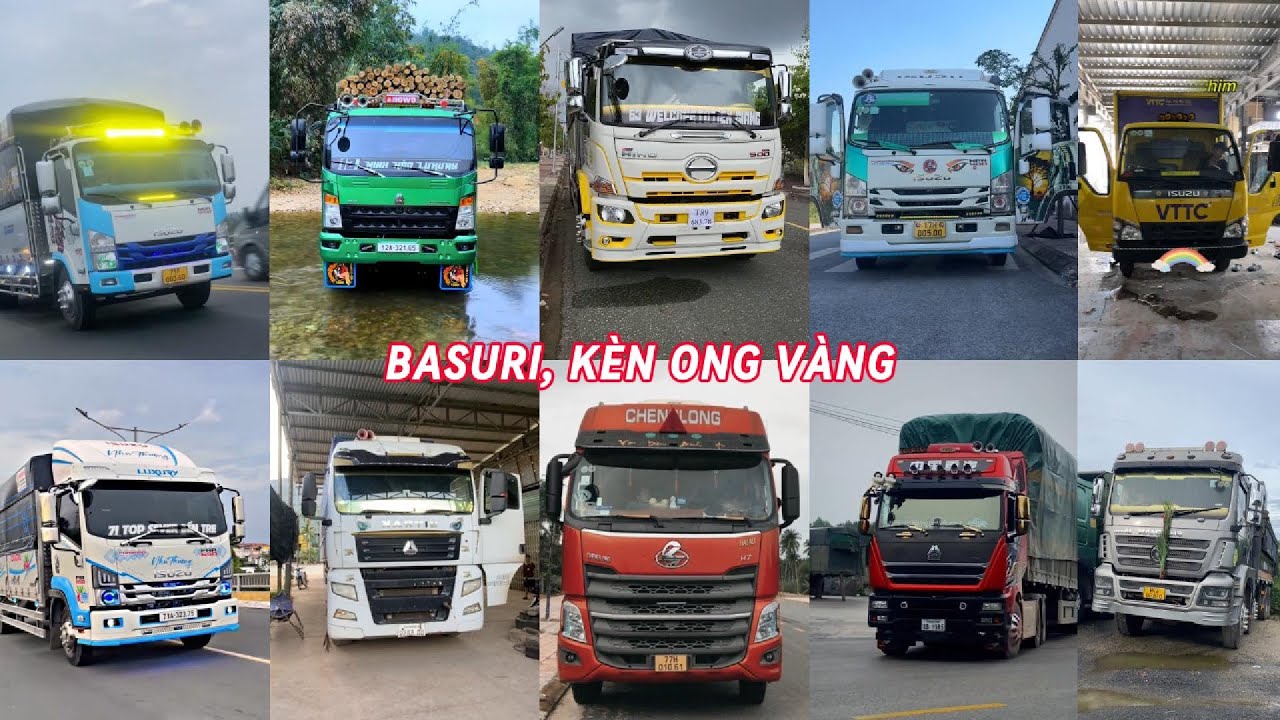 Tổng Hợp Bóp Kèn Xe Tải, Kèn Ong, Kèn Thái Độ, Basuri V8
