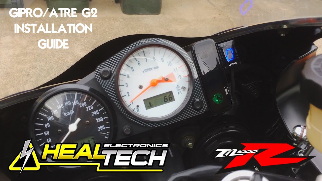 HealTech GIPRO/ATRE G2 Install + Initial Set-Up - Suzuki TL1000R