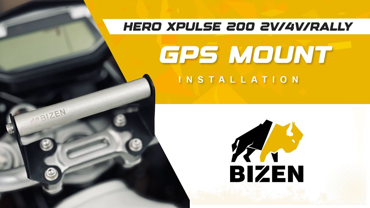 Installation Video for Bizen Xpulse 200 GPS Mount