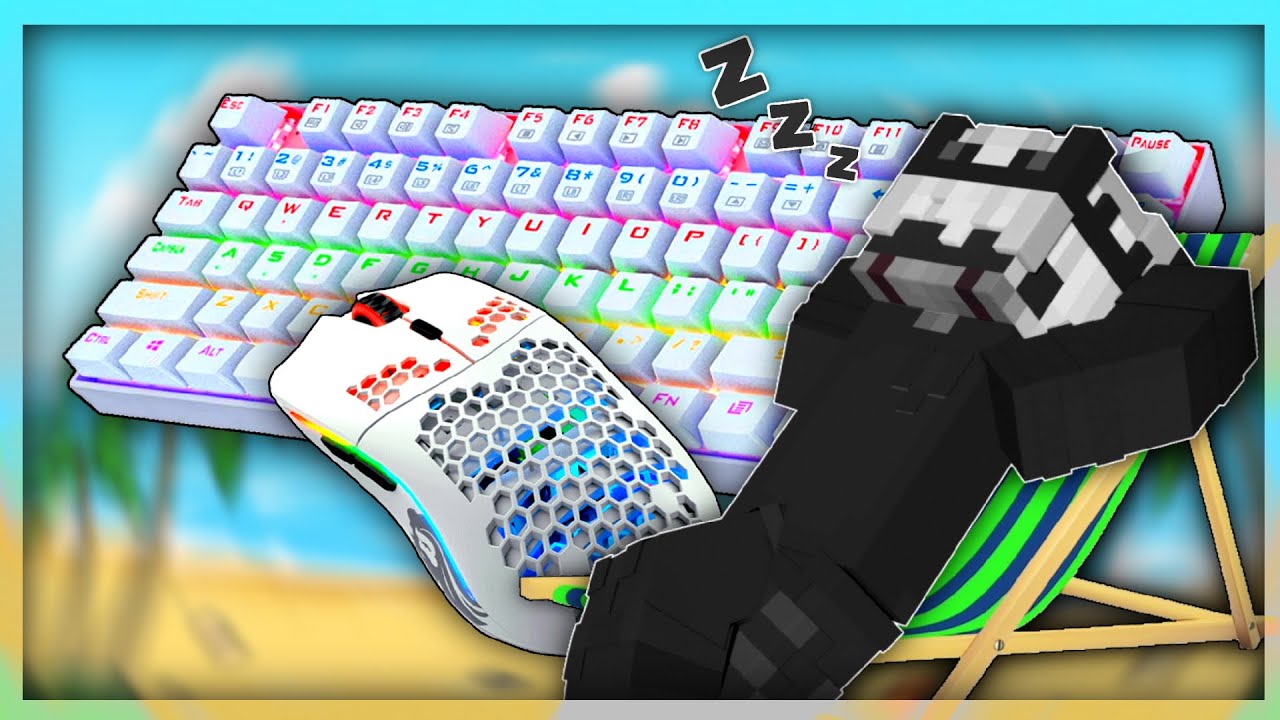 [20 MINUTES] Of Sleepy😴Lofi Keyboard + Mouse ASMR Sounds (Handcam) | Hypixel Bedwars