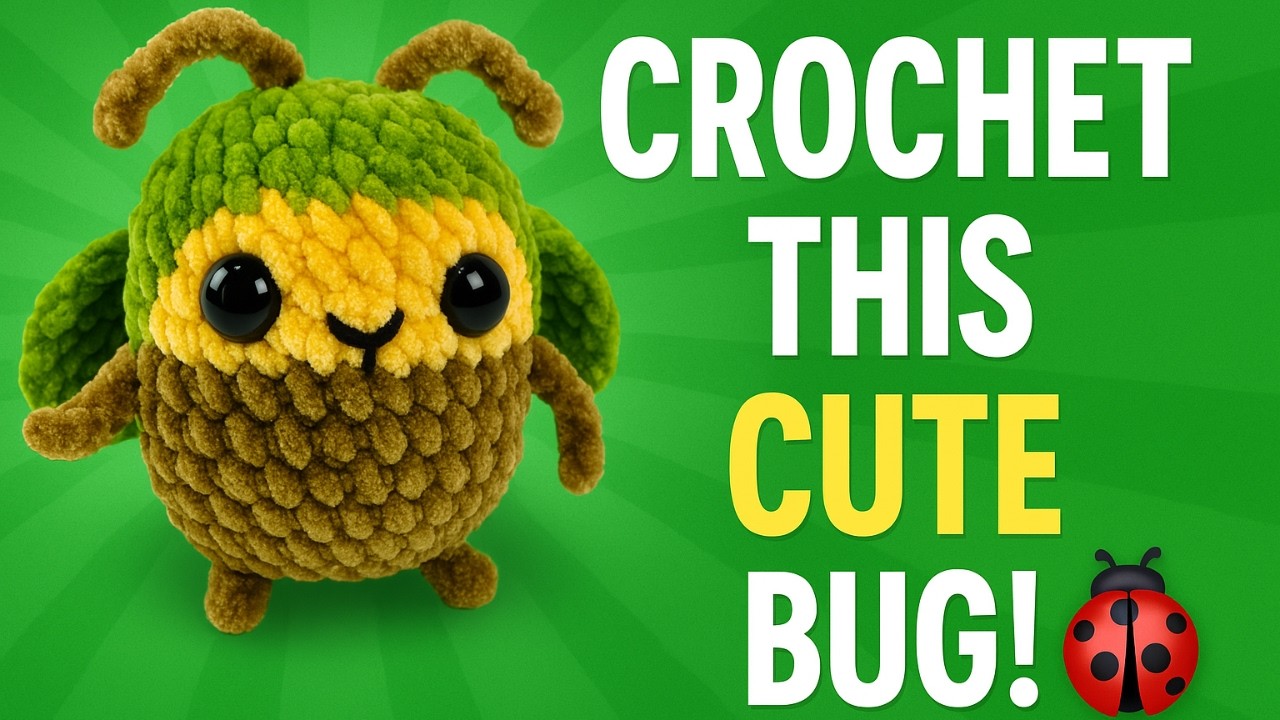 Plush Beetle | Amigurumi Tutorial | Crochet Bug🐞P2