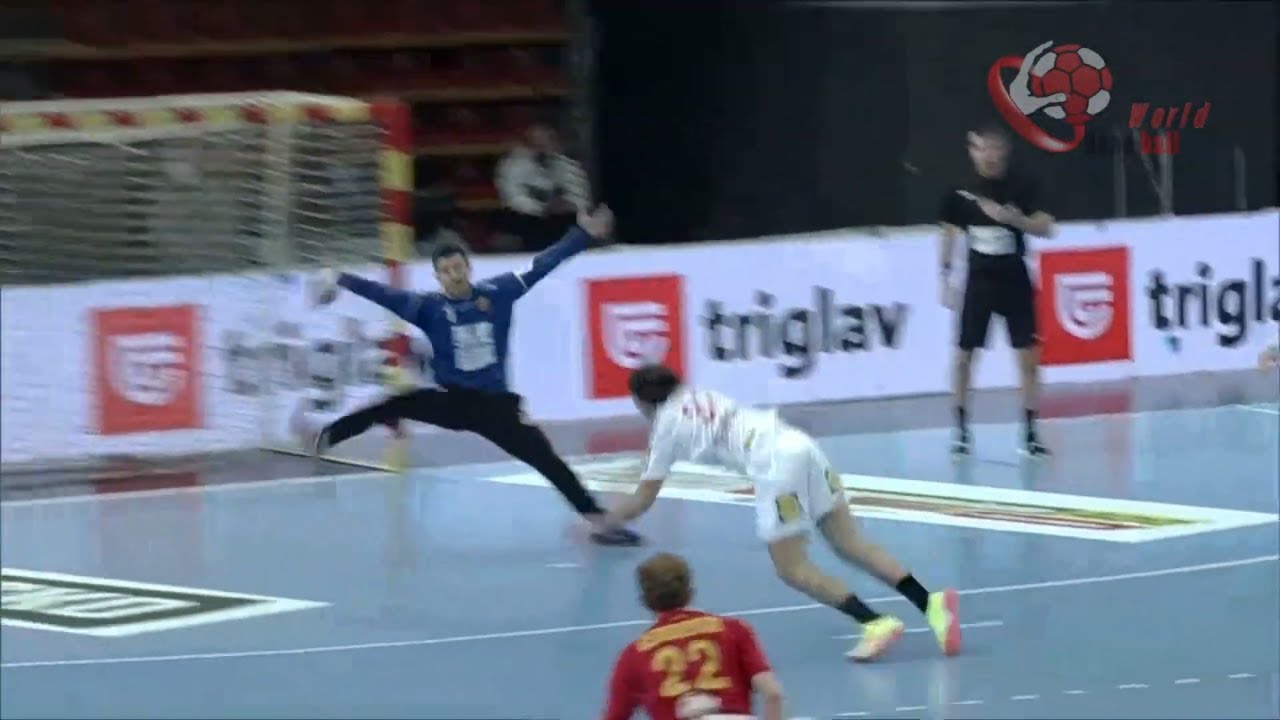 Nikola Mitrevski G.K Saves North Macedonia - Denmark Men's EHF Euro 2022 Qualification