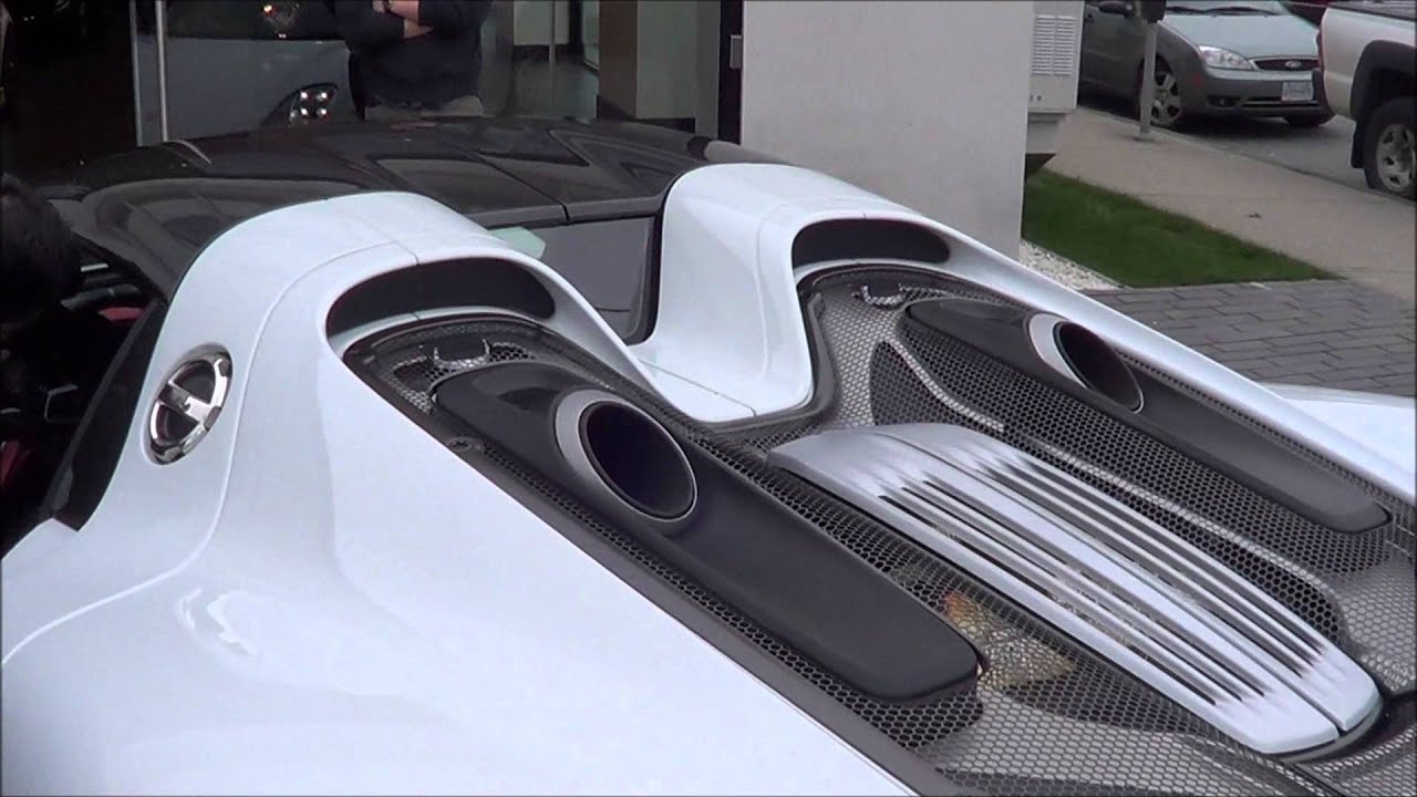 Porsche 918 Spyder w/ Weissach Package- Startups, REVS, and Driving!