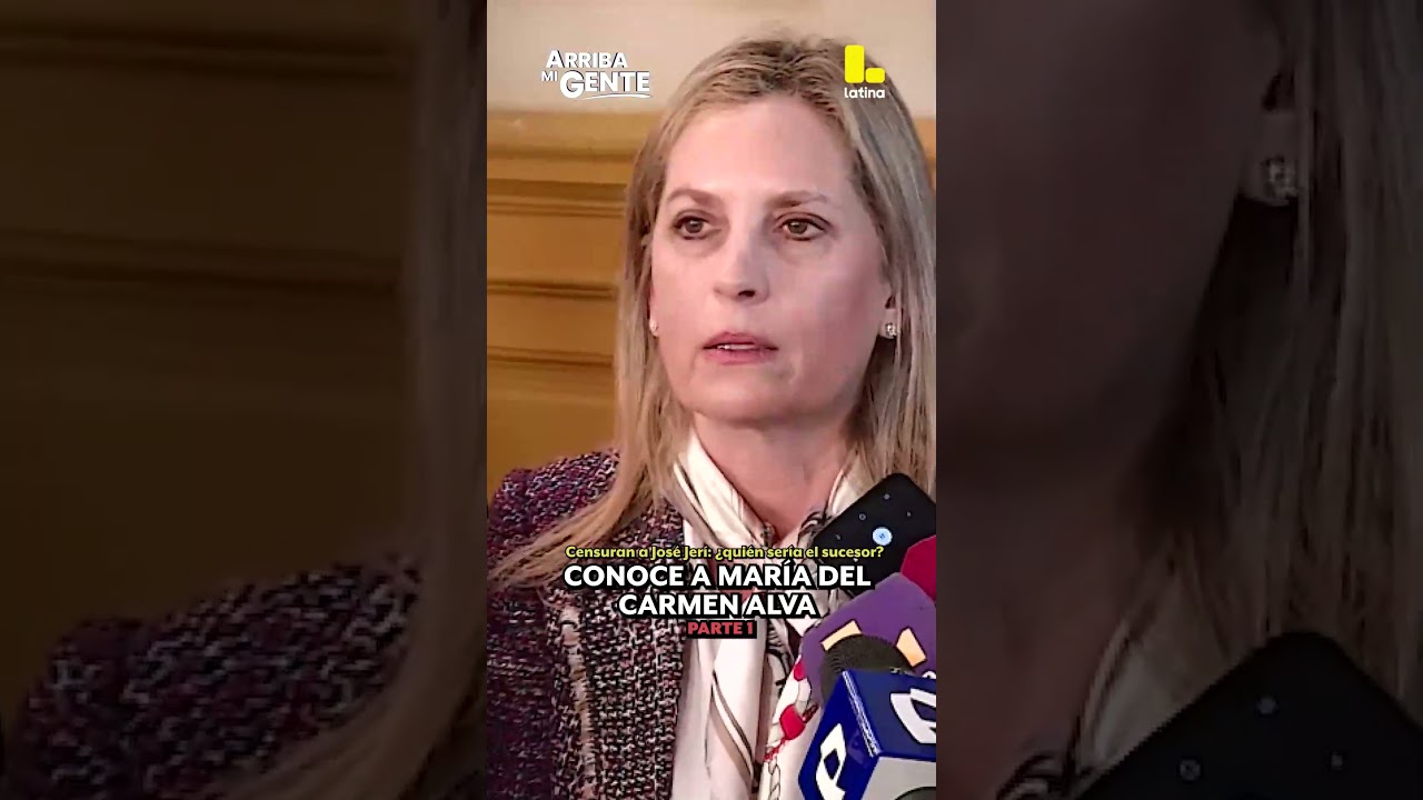 MARIA DEL CARMEN ALVA: &iquest;Cu&aacute;l es su perfil pol&iacute;tico?