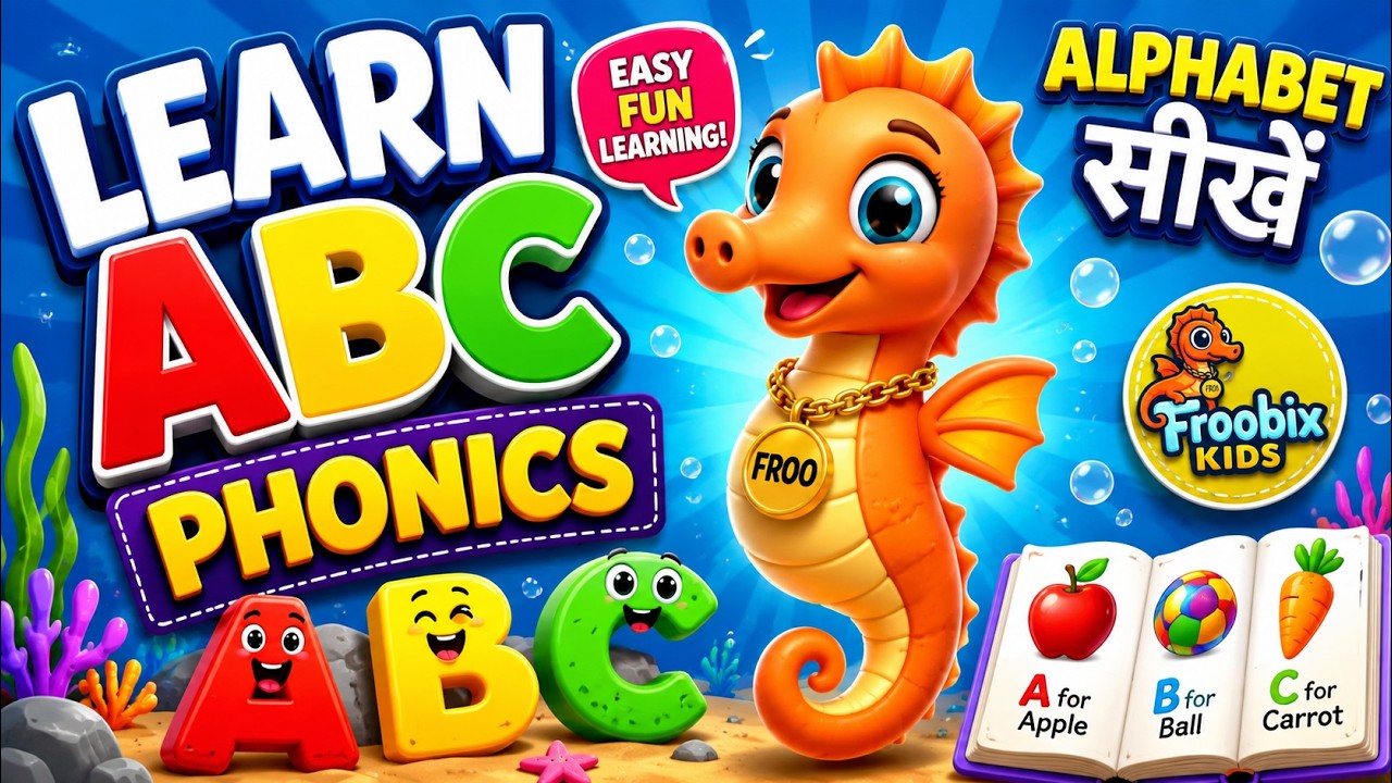 ABC Song for Kids | ABC Phonics with Froo | Hindi & English Alphabet | FroobixKids