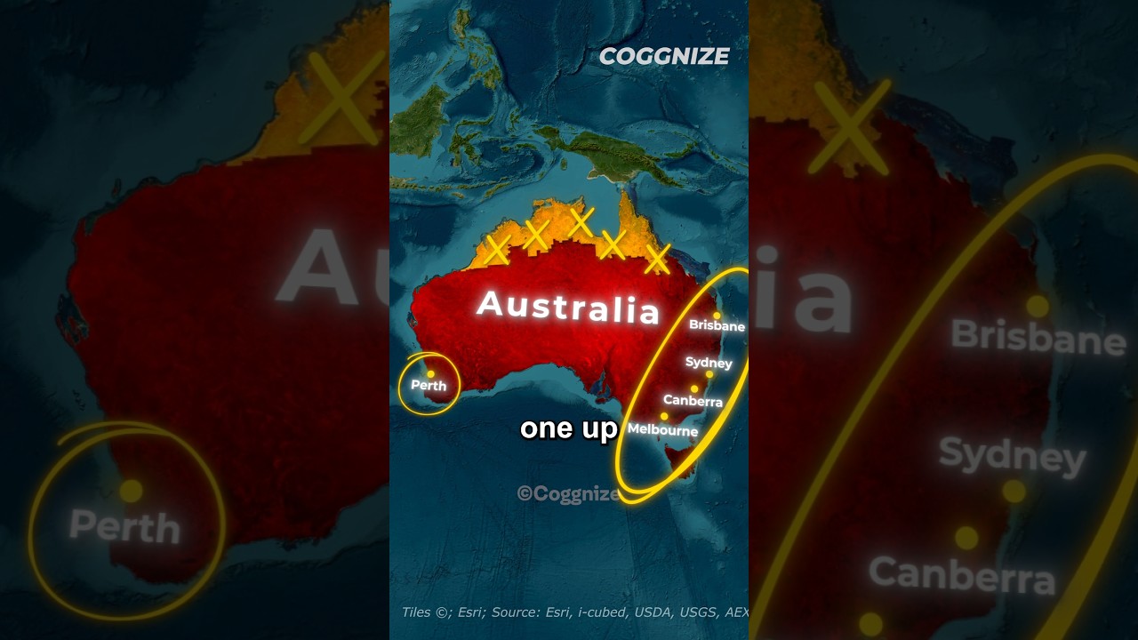 Why Does Northern Australia Has ZERO Major Cities? #shorts
