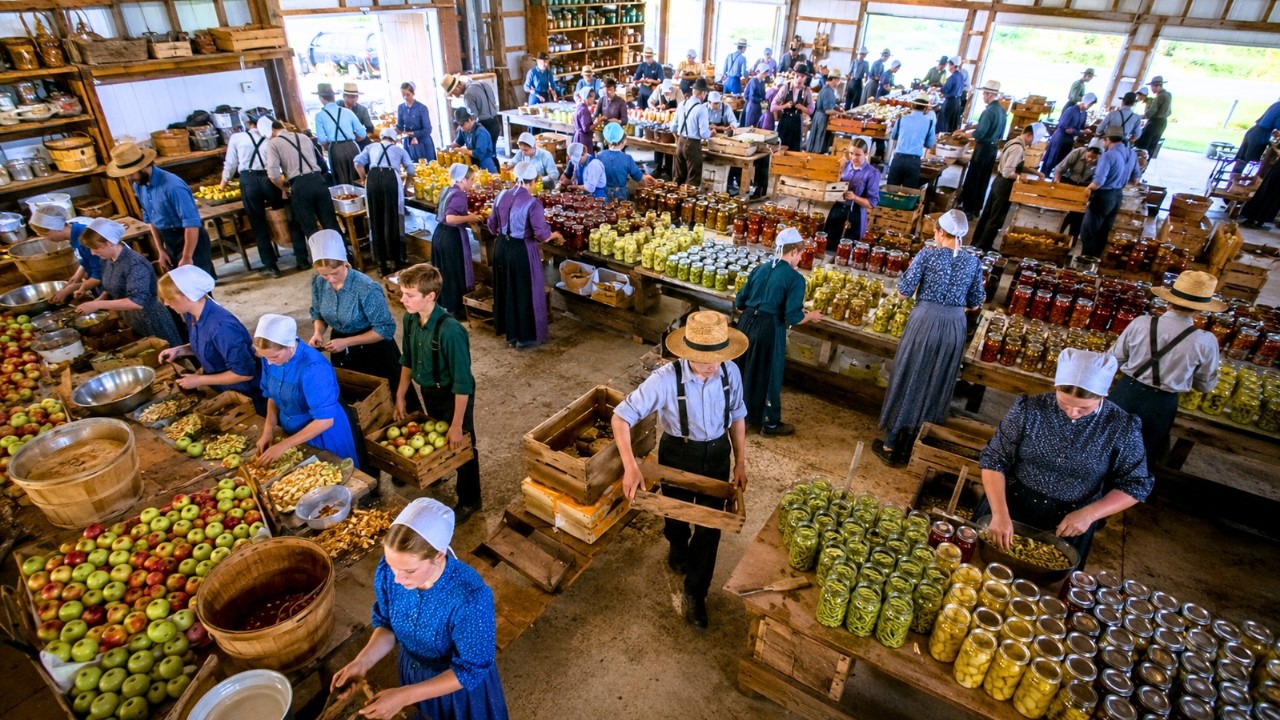 How AMISH Store a YEAR WORTH of Food With No Refrigerator