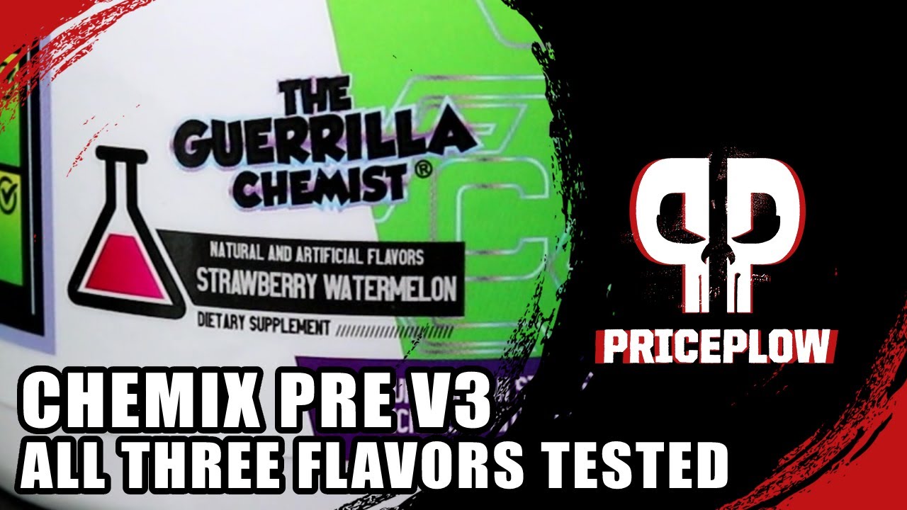 Chemix Pre-Workout V3 | ALL 3 FLAVORS TASTED NOW