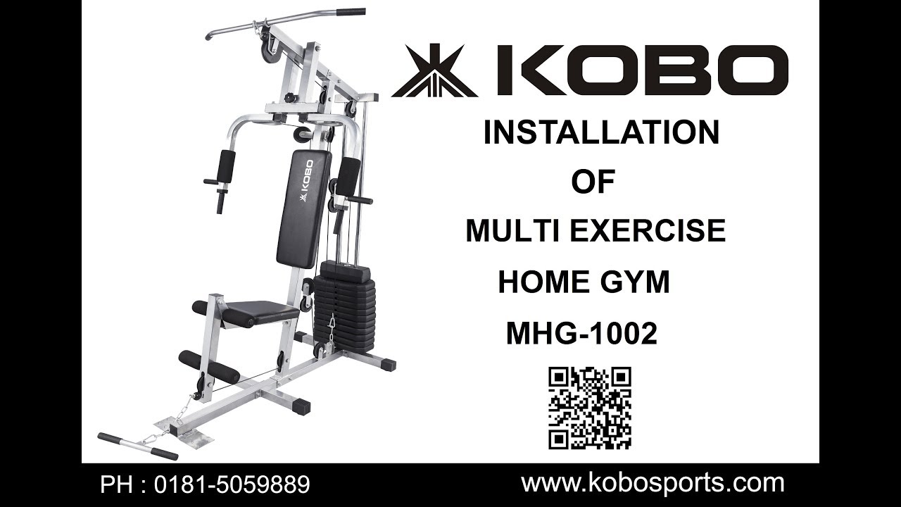 Kobo MHG-1002 Multi exercise Home Gym Assembly Video / Fitting Video