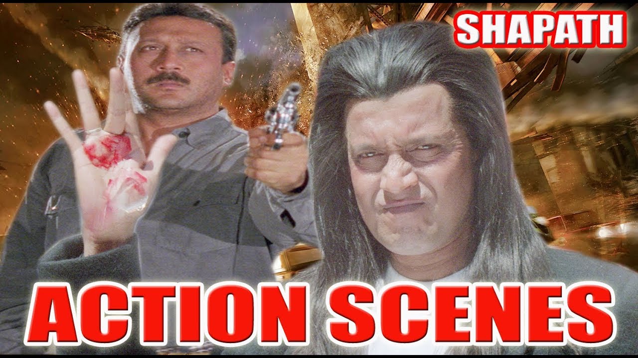 Non-Stop Action Scenes | Shapath | Mithun Chakraborty |