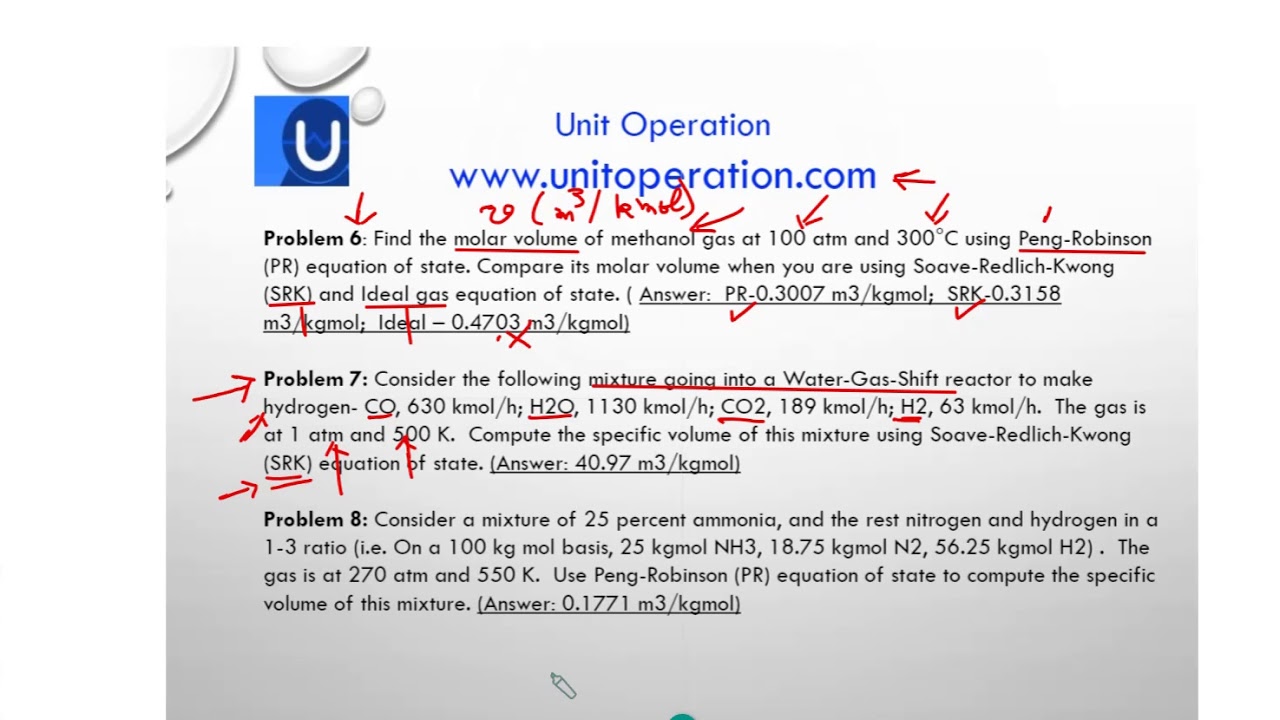 Thermodynamics and HYSYS/UNISIM (Mixture of Compounds)