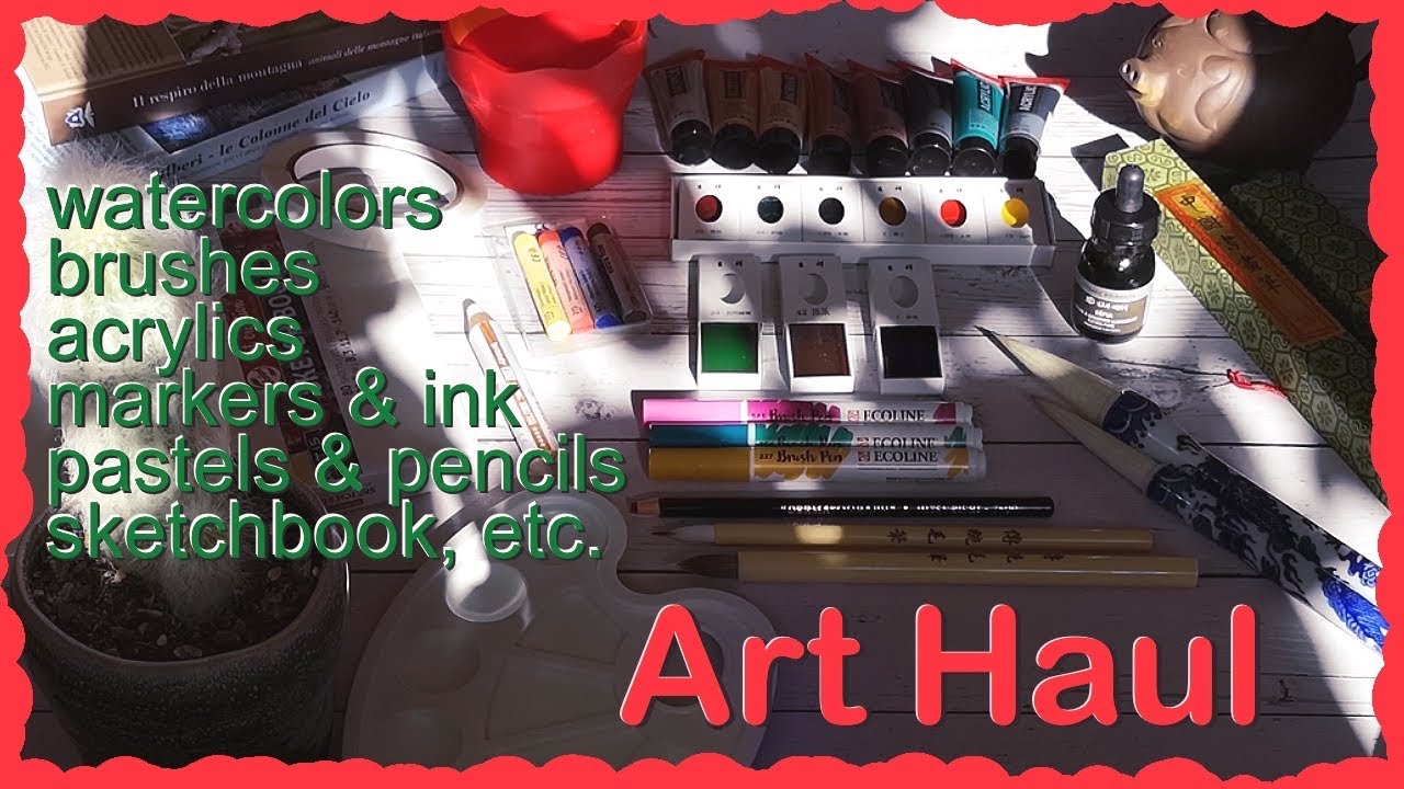 Art Supply Haul, a little bit of everything