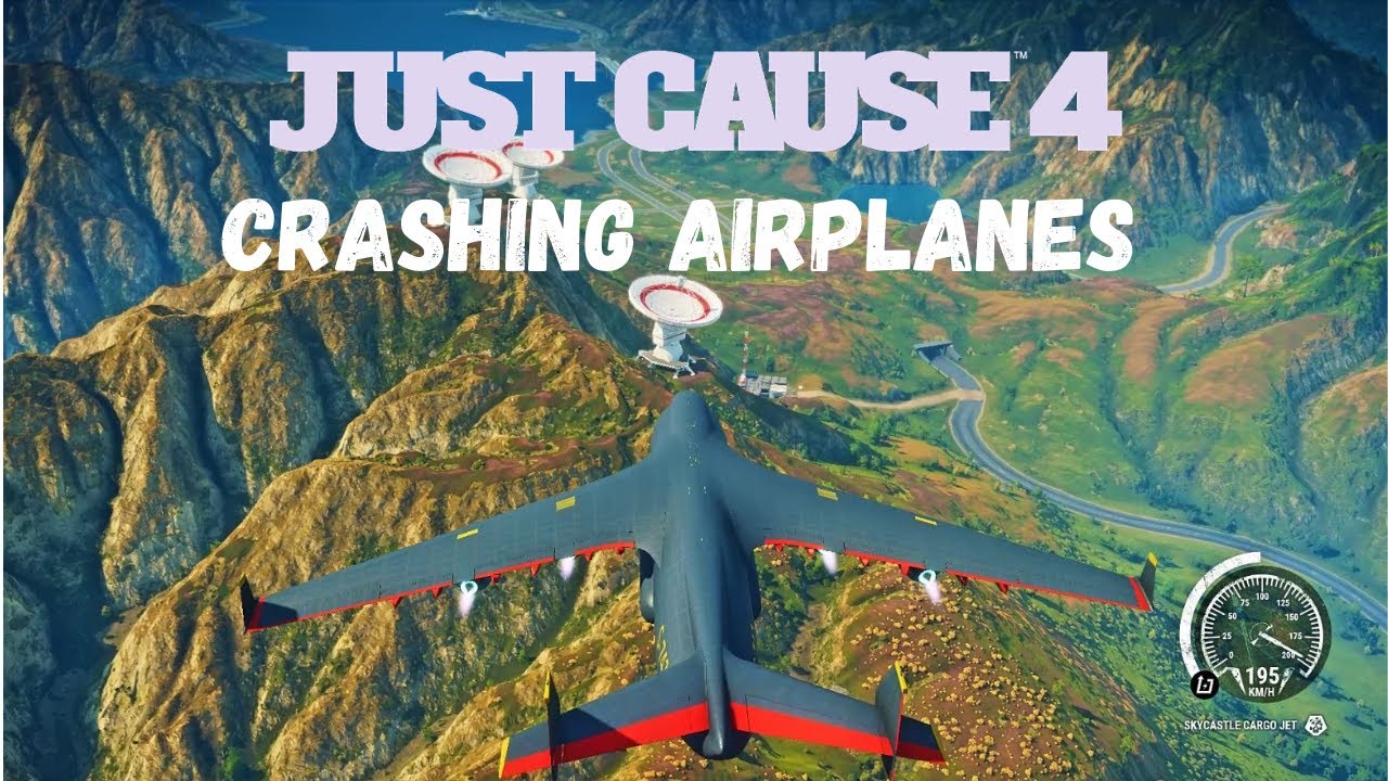Just Cause 4 | Crashing Airplanes Into Random Targets