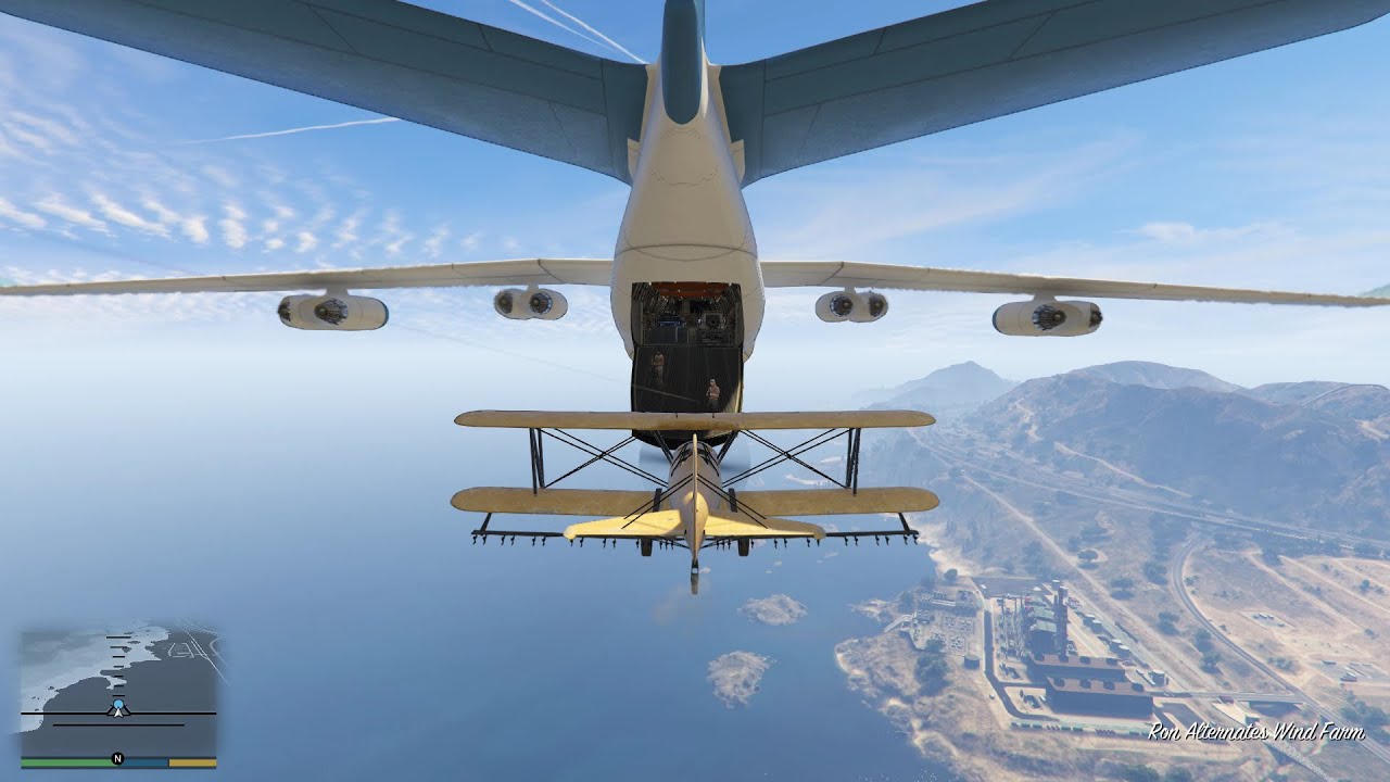 GTA V mission #44 Minor Turbulence (100%)- طائرة داخل طائرة !!