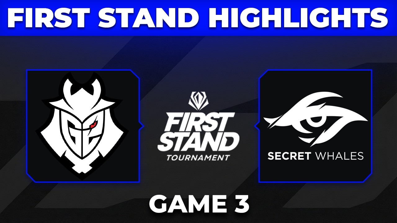 Обзор матча G2 против TSW, игра 3 | Первый день группового этапа First Stand 2026 | G2 Esports пр...