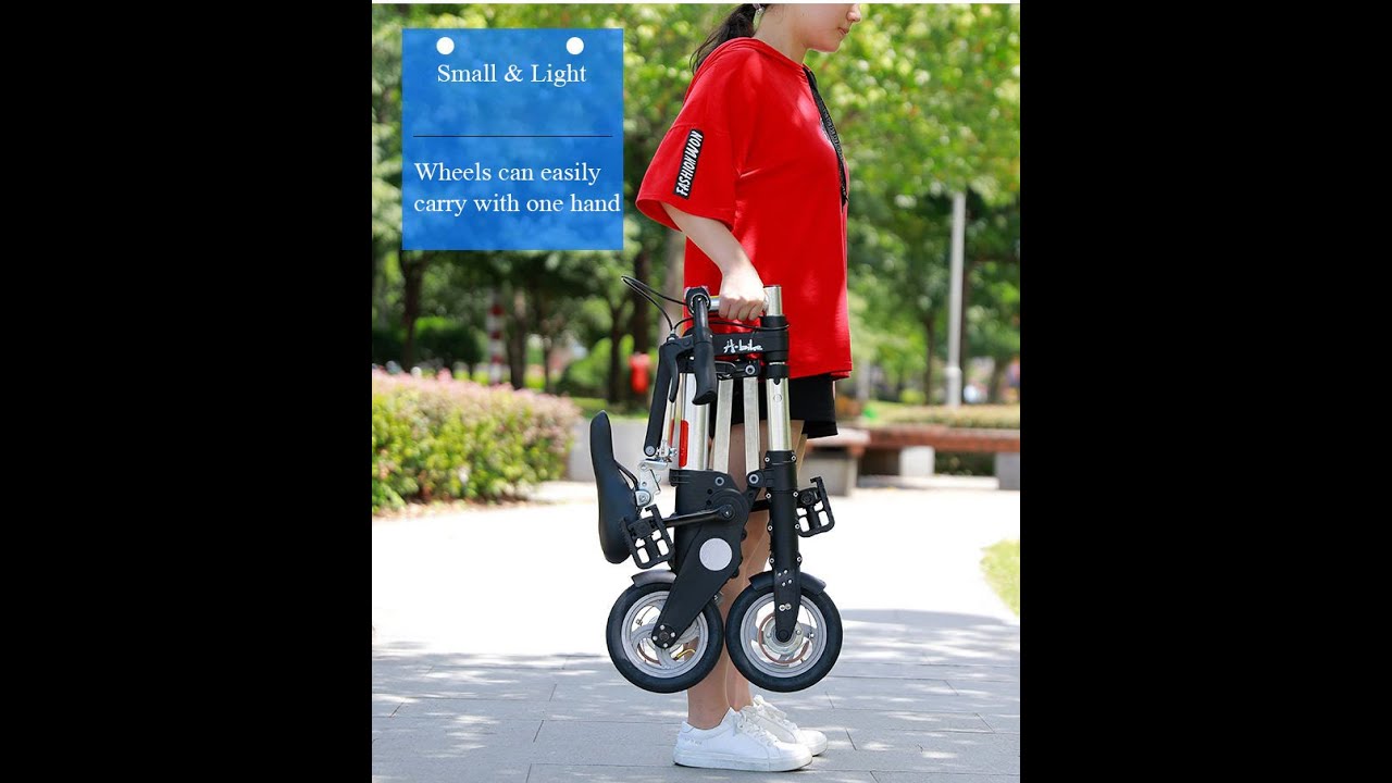 A-Bike Foldable Bicycle Small Light-Weight 7kg Portable Bus MRT Convenient Fast Fold