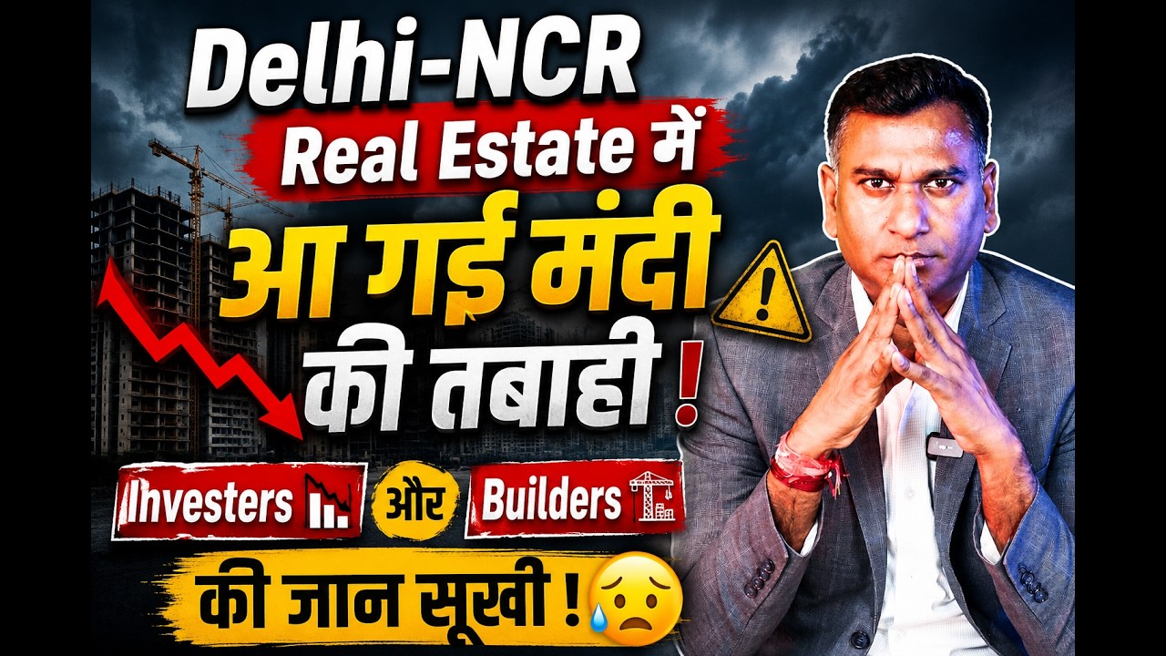 Delhi-NCR Real Estate में आ गई मंदी की तबाही ! Investers और Builders की जान सूखी !
