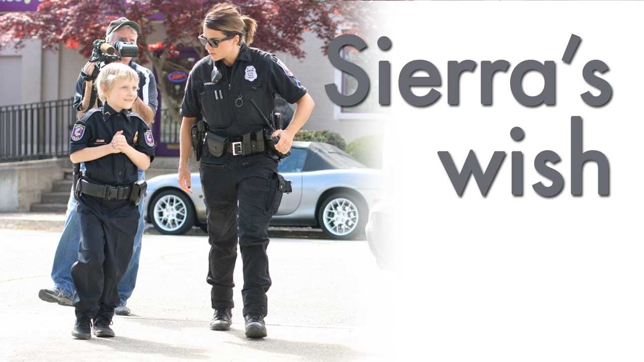 Sierra's wish to be a police officer comes true!