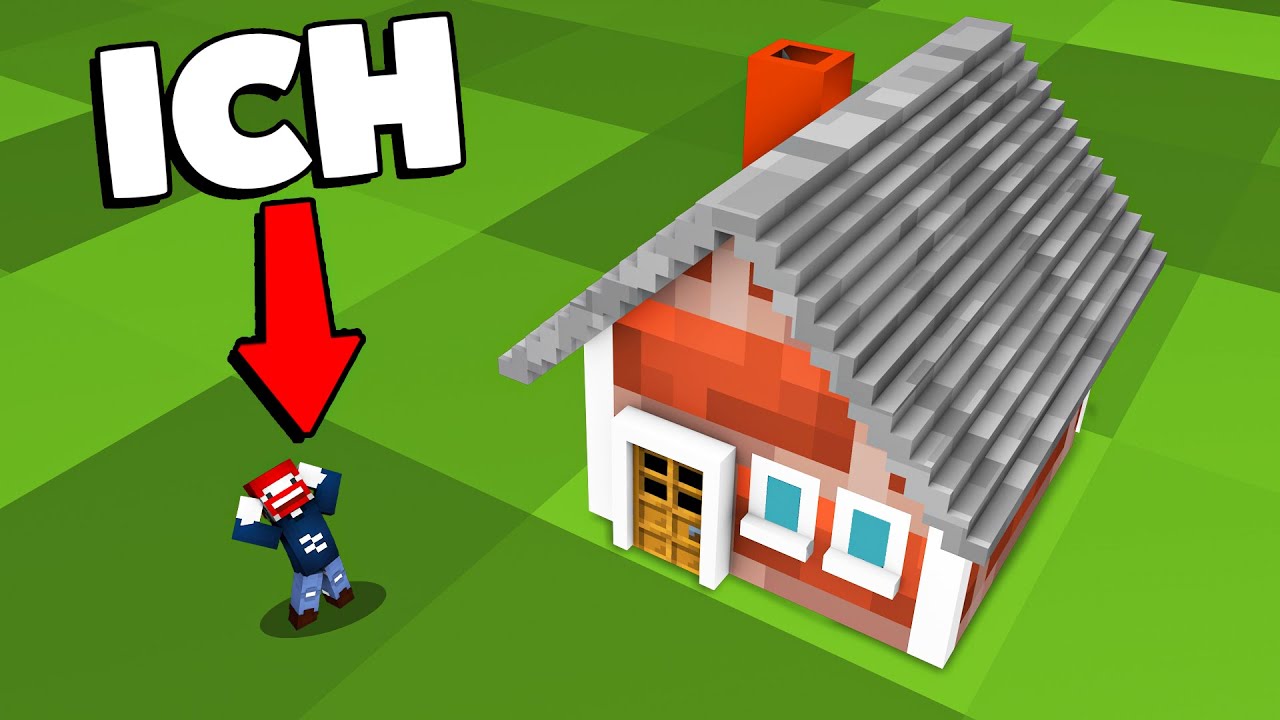 1 Pixel Haus in Minecraft