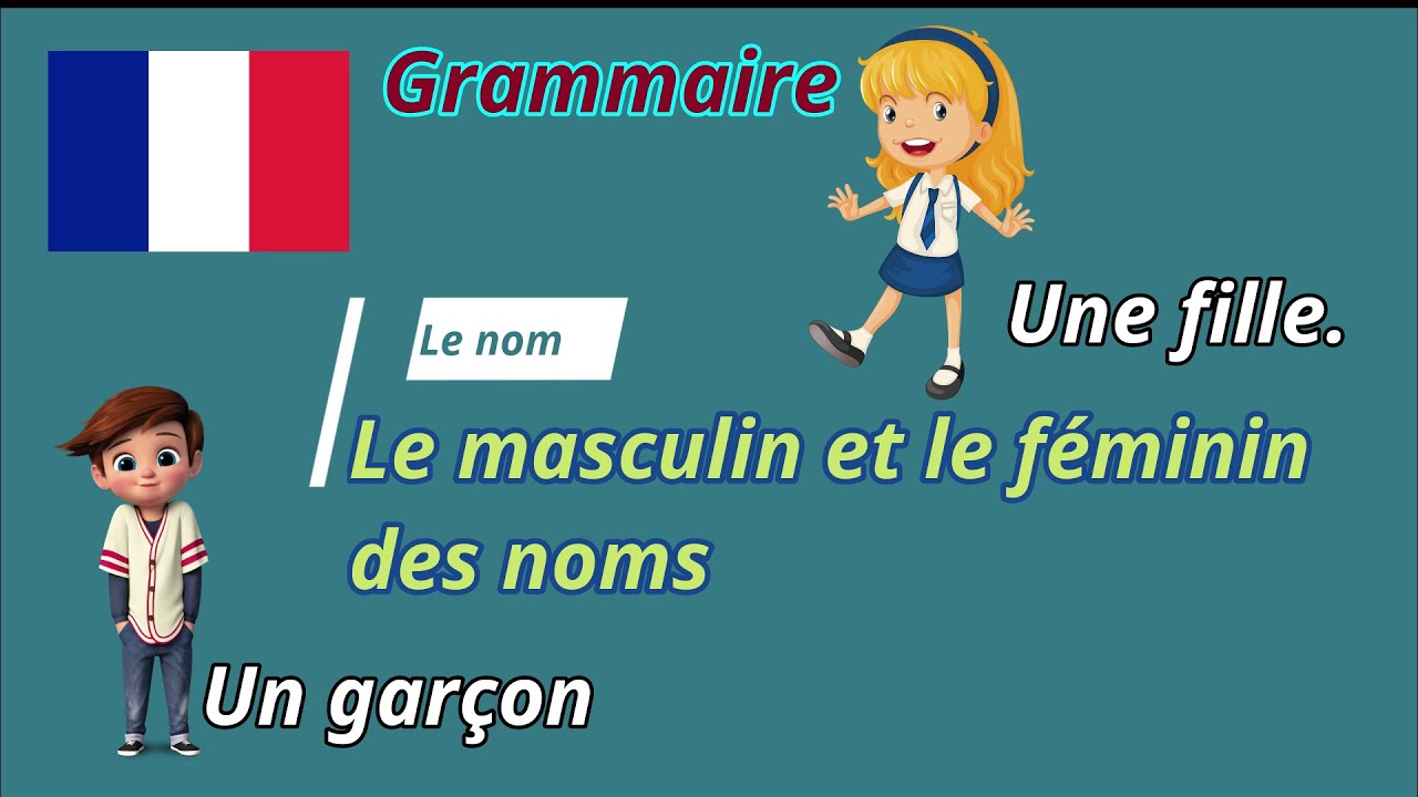 Grammaire - Le masculin et le féminin des noms