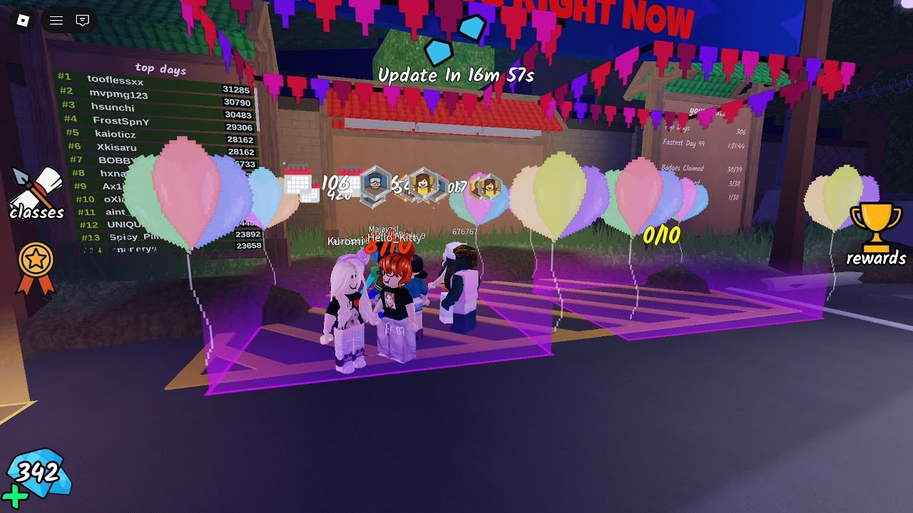 99 Nights in the Forest Update Party🎆🎉