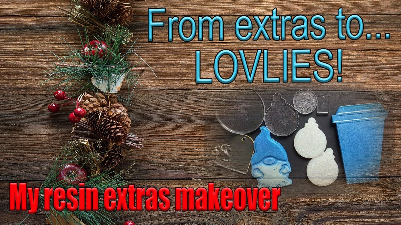 Из остатков в прелести! 💖 Преображение моих остатков смолы | Crafty Girlzsa
